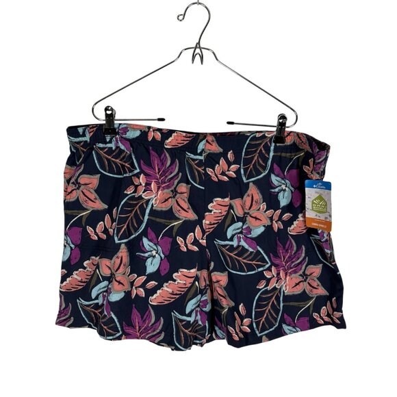 Columbia Women XXL Outdoor Hiking Omni-Shield Sandy River Printed Short III NWT - Picture 2 of 13
